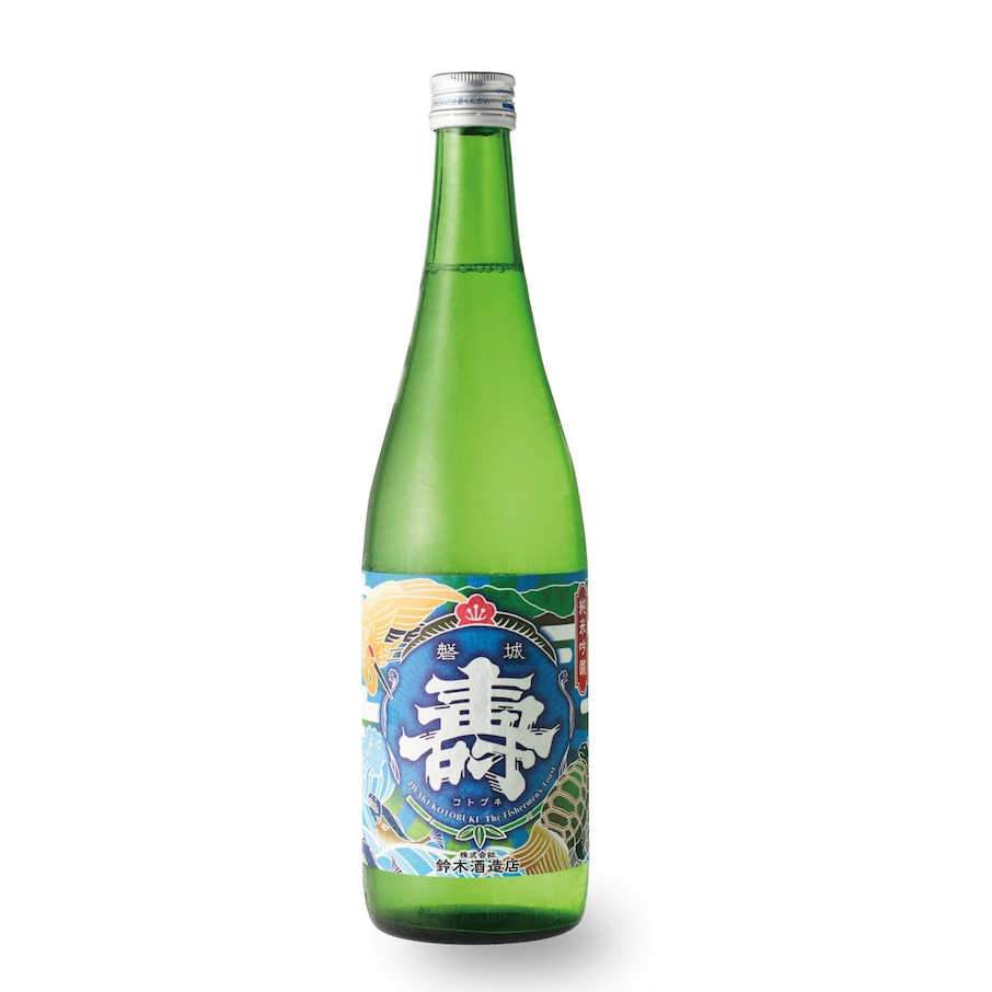 磐城寿 純米吟醸生大漁祝紺碧1.8L