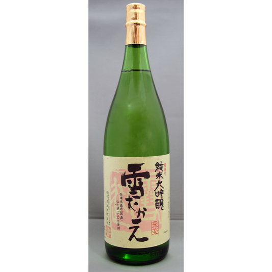 樽平酒造（株） 純米大吟醸　雪むかえ・永楽　1.8L