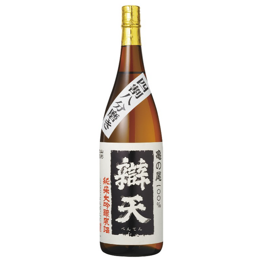 辯天 純米大吟醸原酒 亀の尾 1.8L