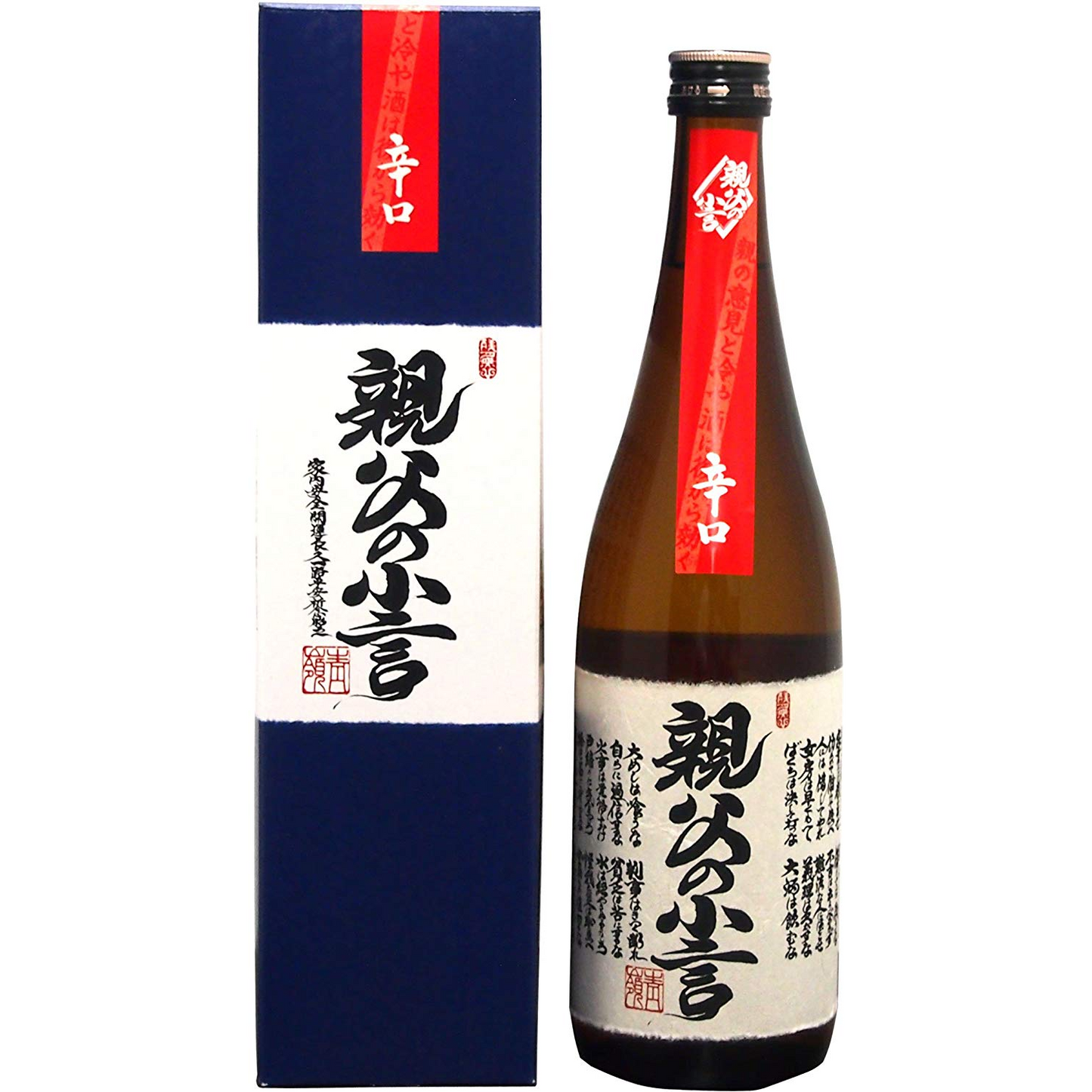 鈴木　本醸造　親父の小言　720ml