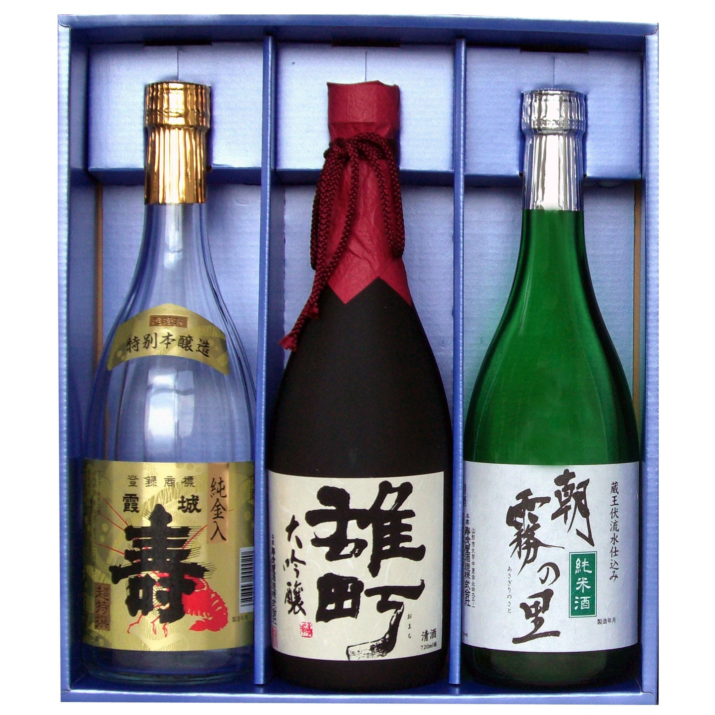 Kotobuki &lt;Shu&gt; 3-bottle set: Special Selection, Omachi, Asagiri no Sato 720ml x 3